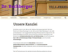 Tablet Screenshot of dr-buchberger.at
